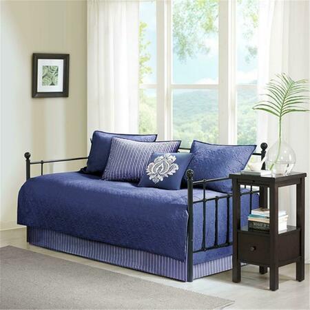 MADISON PARK Quebec 6 Piece Daybed Set - Navy, Daybed MP13-4971